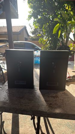 Two new mail boxes with keys