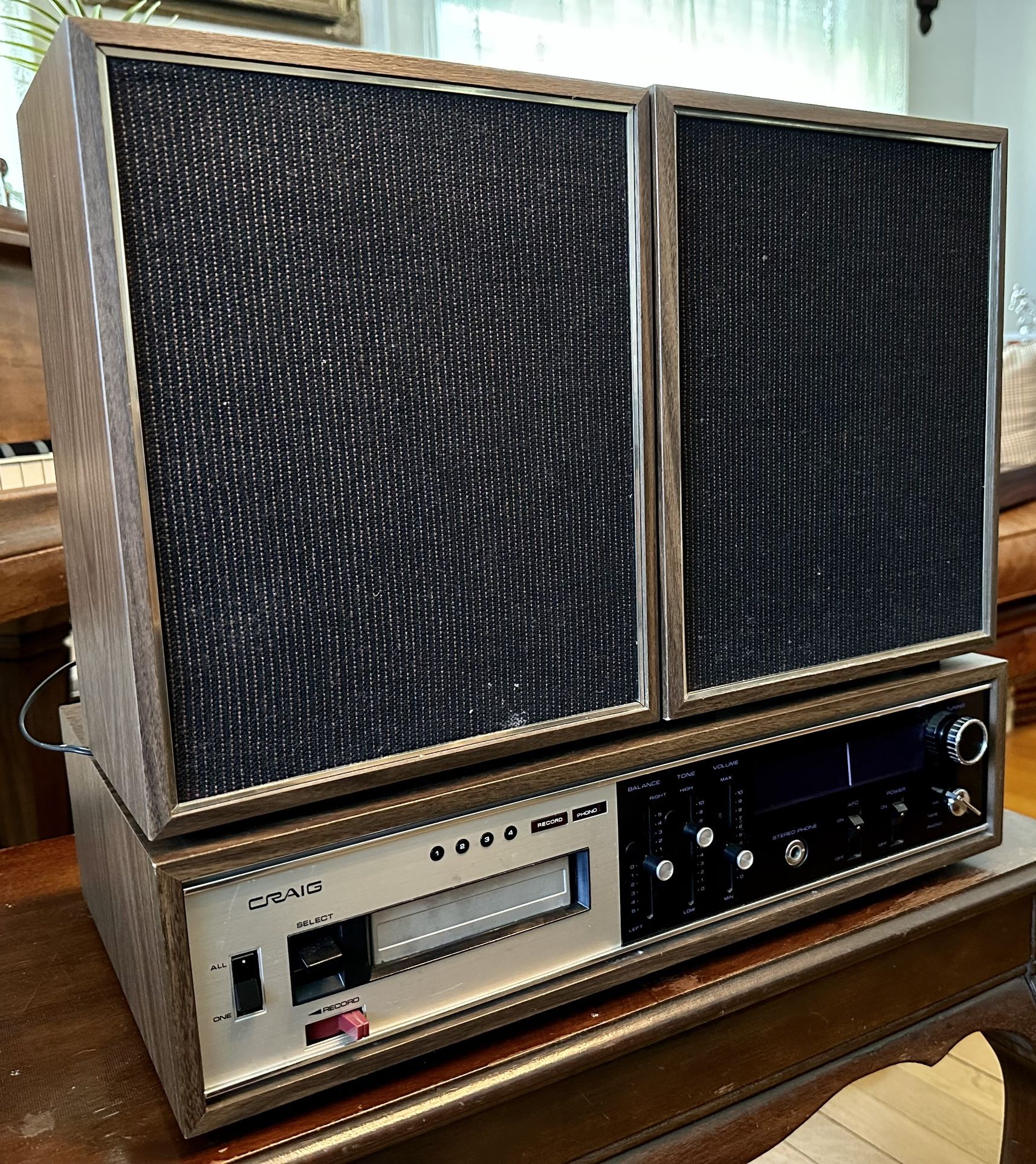 Vintage 8 Track Recorder Stereo CRAIG