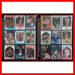 Basketball Superstars Vintage Cards Lot Michael Jordan