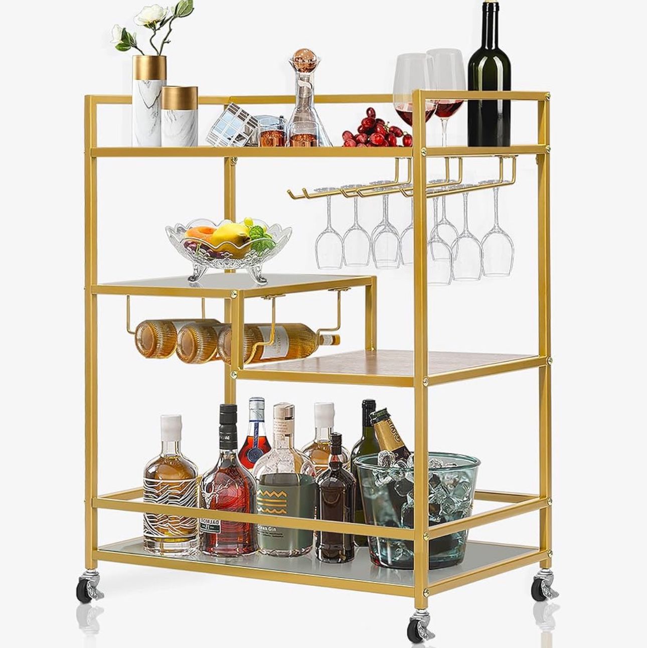 Gold Bar Cart