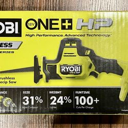 ONE+ HP 18V Brushless Cordless Compact One-Handed Reciprocating Saw (Tool Only) Open Box