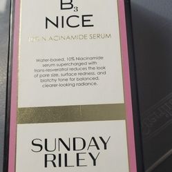 B Nice Sunday Riley Serum 