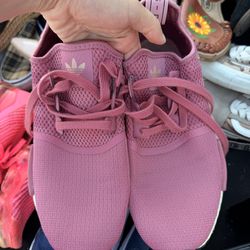 Pink Adidas NMD_R1 sneakers