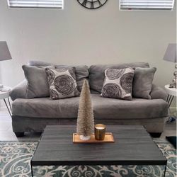 Ashley Sofa Set (Sofa + Rotating Loveseat + FREE COFFEE TABLE).