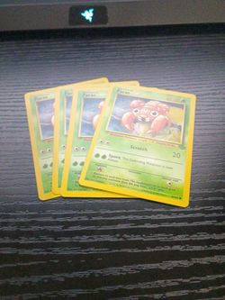 Pokemon Paras 59/64 Jungle Set $2 Each Or $5 For 4