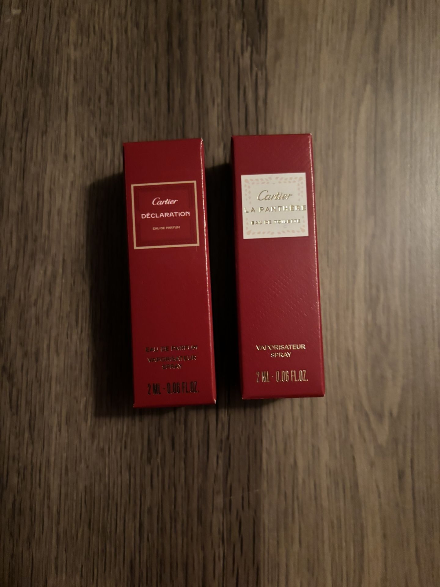 Brand New Cartier Perfume Samples