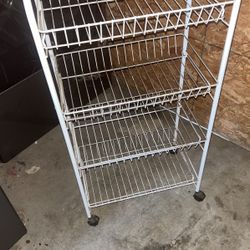 Storage Rack With Wheels
