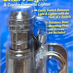 MARPAC Stainless steel chart Light & Combo Cigarette Lighter  P/N: 7-0112