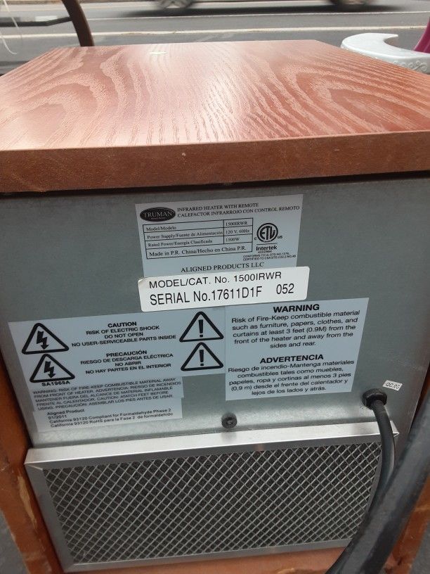 Infrared Electric Heater