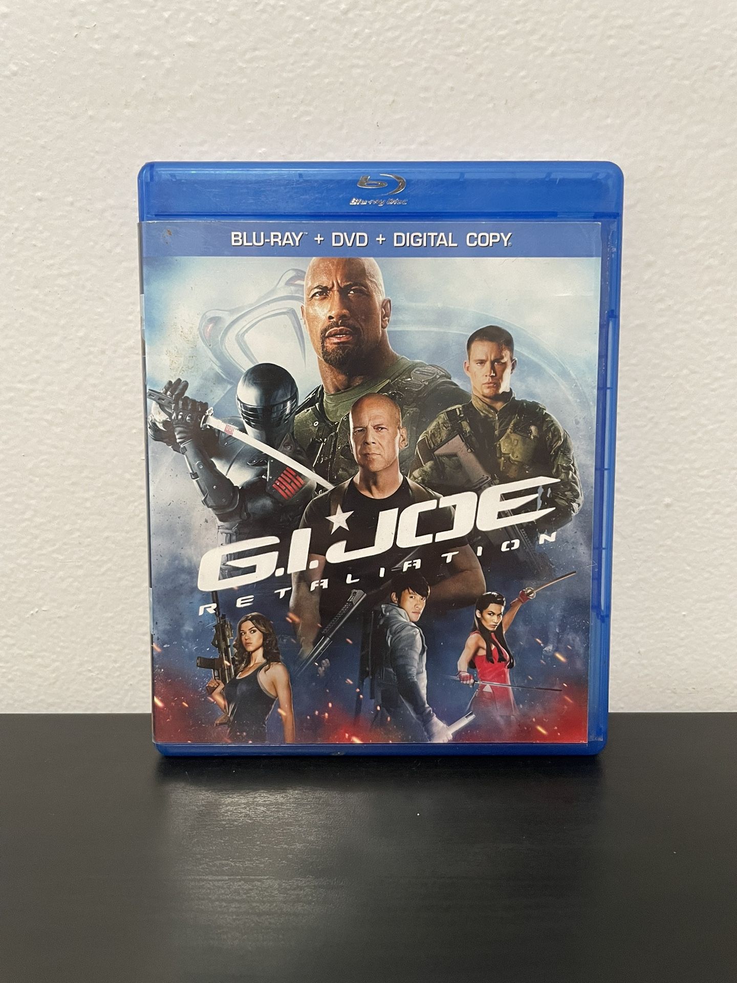 GI Joe Retaliation Blu-Ray Movie Bruce Willis Rock Channing Tatum 2013