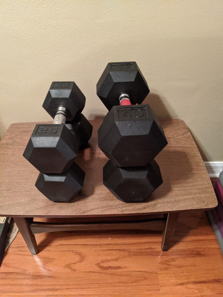 40 lb dumbbells