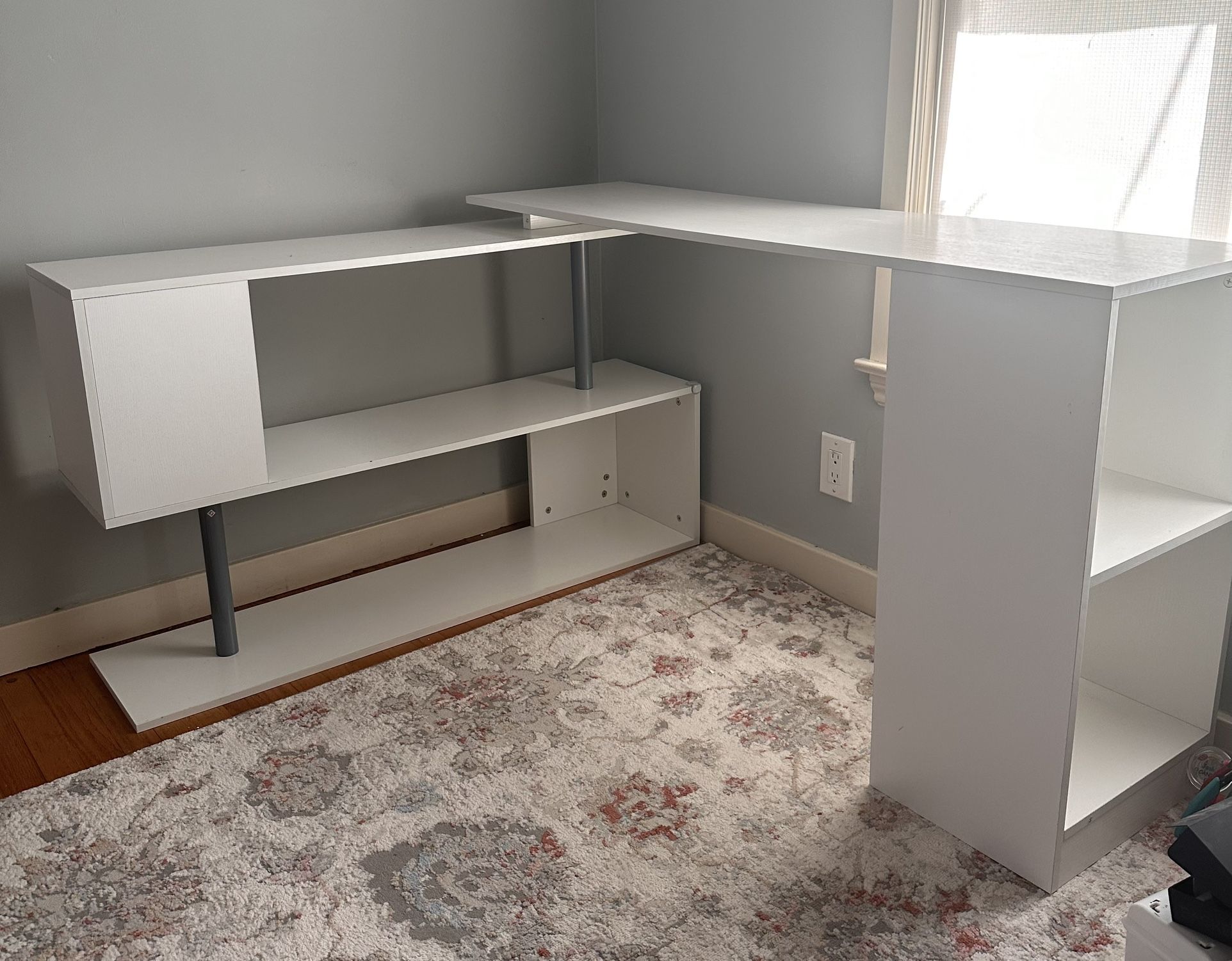 White Storage Shelf