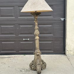Vintage Stone Floor Lamp 