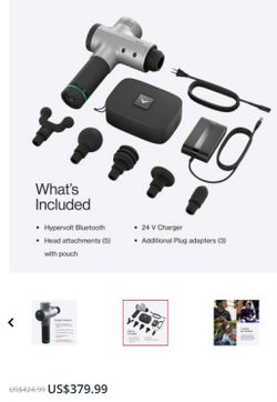 Hypervolt Percussion Massage Device Handheld Bluetooth