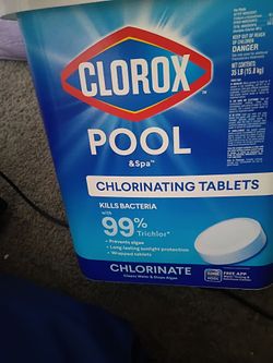 Clorox Pool & Spa Chlorinating Tablets 35 lb