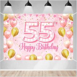 55th Birthday Background 