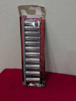 the Husky 11-Piece 1/2-inch Drive Deep Metric Socket Set