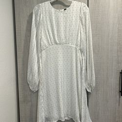 White Polka Dot Dress