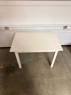 Kids White Table