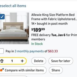 King Size Bed Frame