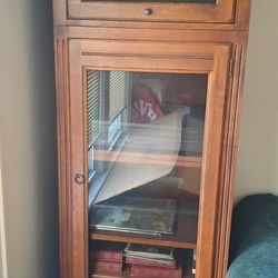 Ethan Allen Solid Wood Media Cabinet