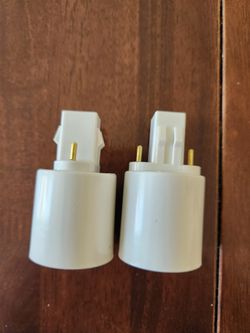 GX23 to E27 bulb adapter