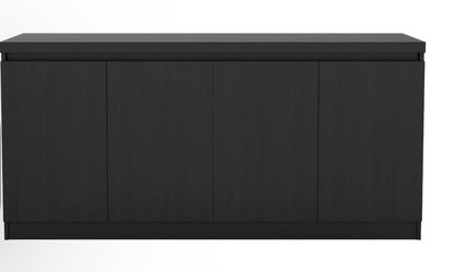 🖤 Brand New Open Box Black China Cabinet / Buffet Cabinet – Unassembled