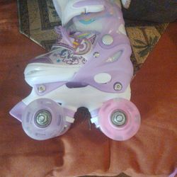 Size 6 Little Girls  Princess Skates