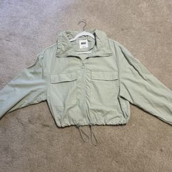 Miss Selfie Cropped Windbreaker Jacket