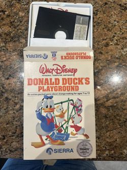 Donald Duck’s Playground Game For Tandi Color Computer