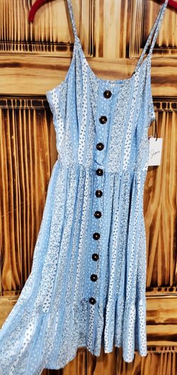 NWT Cute Blue Dress - Size Medium 