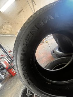 4 used LT 275/65/18 continental tires