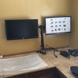Duel HP Elite Monitor Setup /new