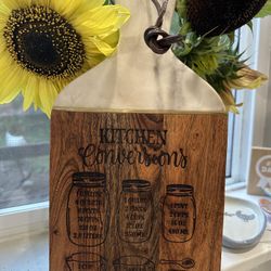 Decorative Rustic Cutting Board 