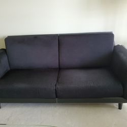 Black Upolstered Sofa