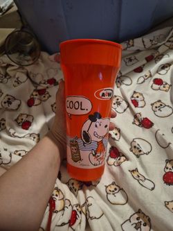 A&W Snoopy Collectible Plastic Cup