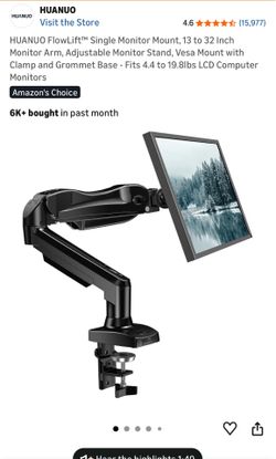 HUANUO MONITOR ARM