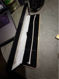 10k diamond tennis bracelet