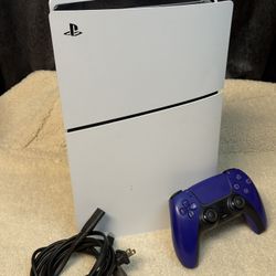 Sony PlayStation 5 PS5 Digital Edition 1TB Console White With Cntroller,Cables