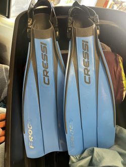 Cressi Frog Open Heel Fins Size S-M