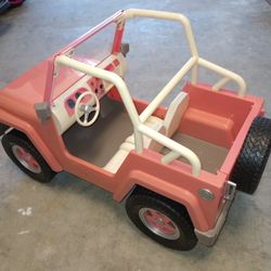 American Girl Doll Jeep And Scooter 