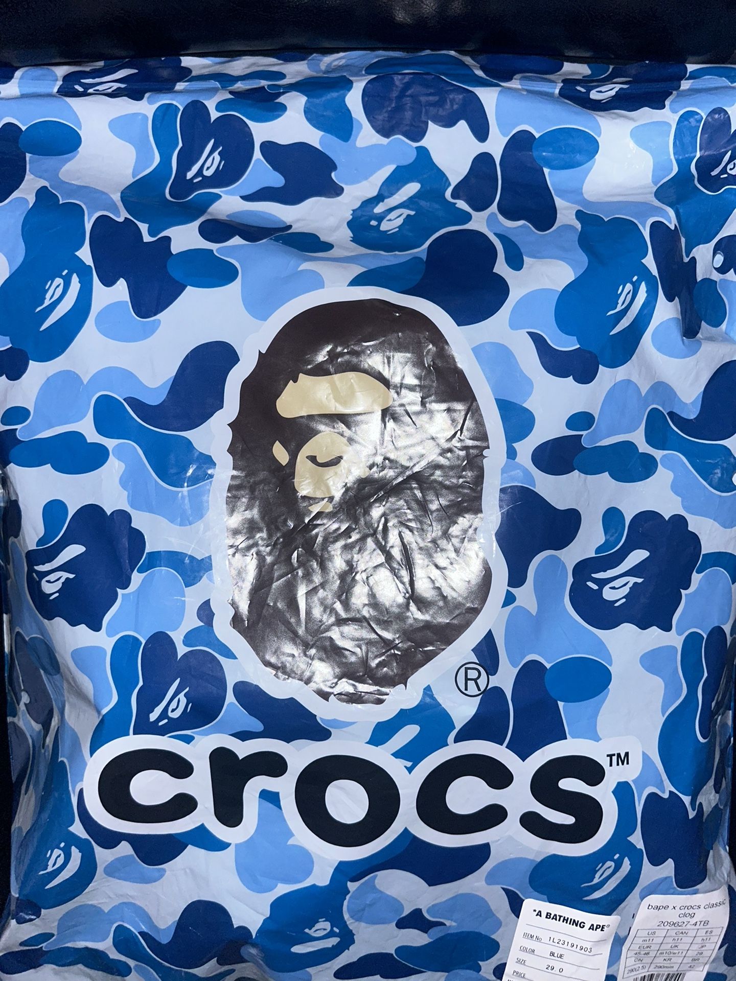 Bape Crocs