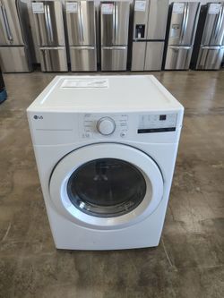 LG 7.4 cu ft Ultra Large Capacity Front Load Gas Dryer -White
