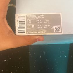 drake air force 1 size 10