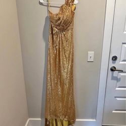 Gold gown