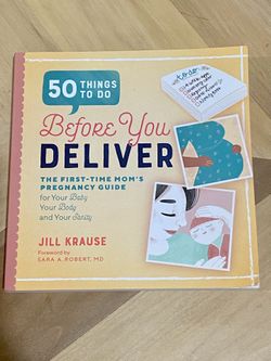 50 Things To Do Before You Deliver Pregnancy Book