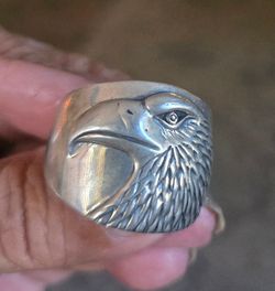 Sterling silver 925 eagle Head Ring Culver City area