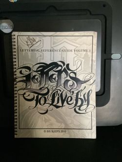 Big Sleeps: Letters To Live By. Lettering Reference Guide Vol 1.