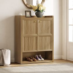 2-Door Shoe Cabinet, 24 Pairs