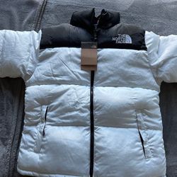 White North face Puffer Jacket